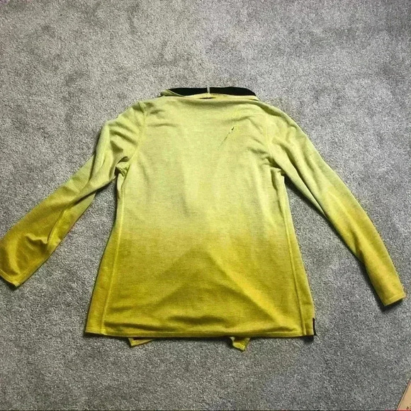 Citron Cardigan Three Point Tree Yellow Ombre - Picture 3 of 8